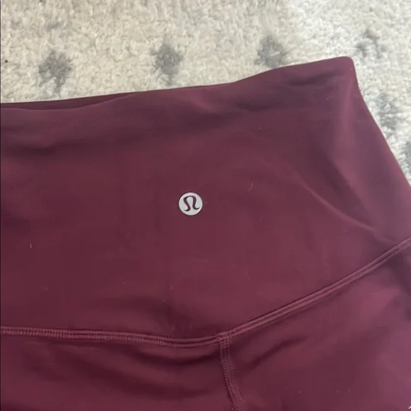 Lululemon Burgundy Flared Pants/leggings - Picture 5 of 5